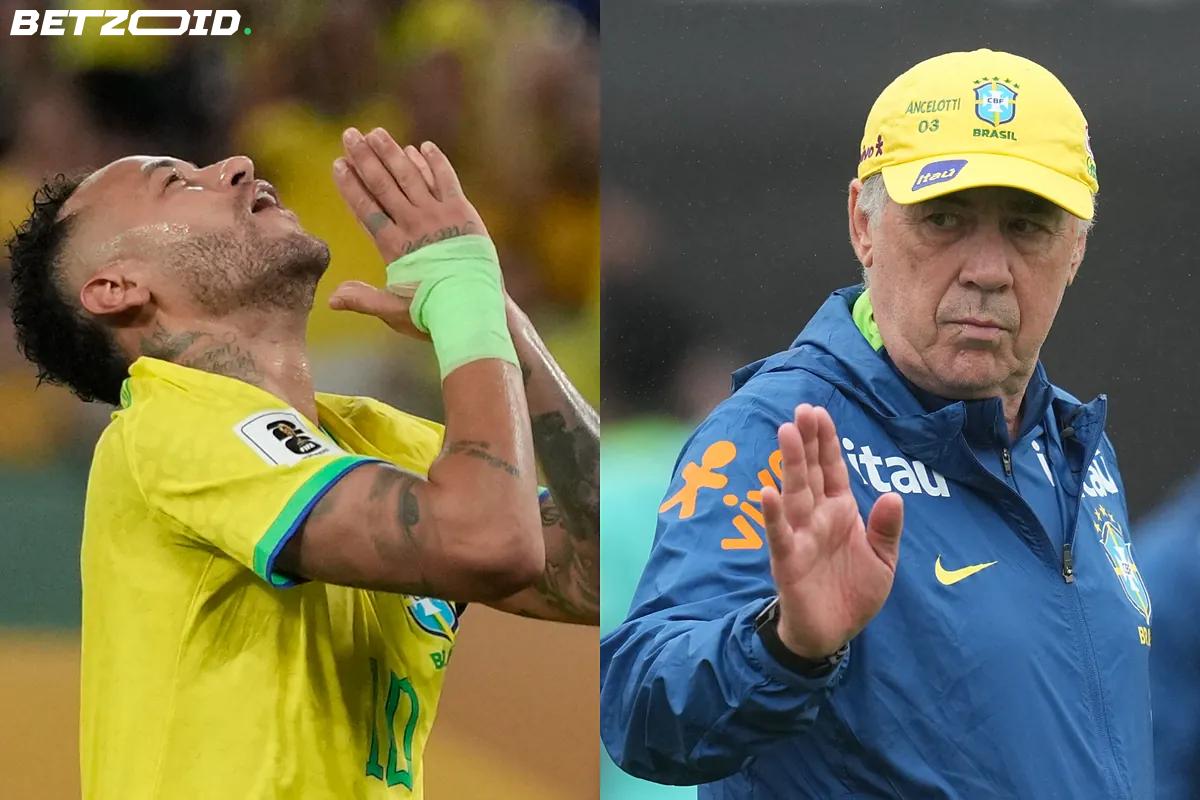 Ancelotti Excludes Neymar From Brazil's 2026 World Cup Squad