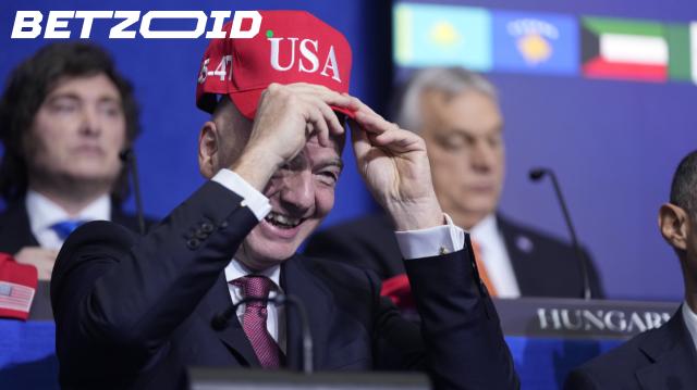 FIFA Chief Infantino Sports Trump Hat While Pledging Major Gaza Football Investment
