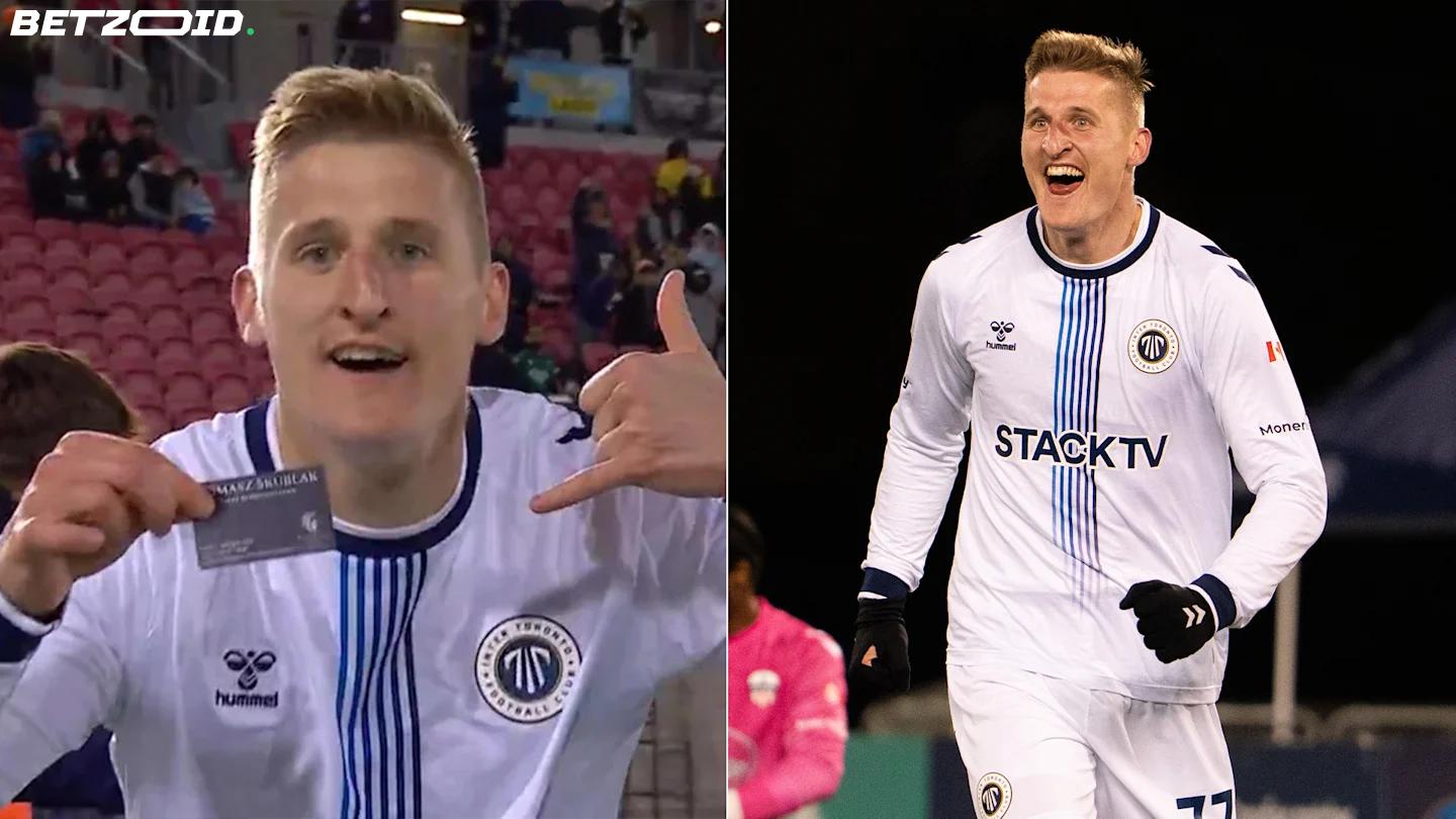 Striker's Sock Business Card Celebration Goes Viral, Exposes CPL Salary Reality