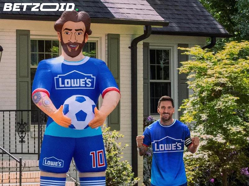 Lowe's Unveils Giant 10-Foot Messi Statue Ahead of 2026 World Cup