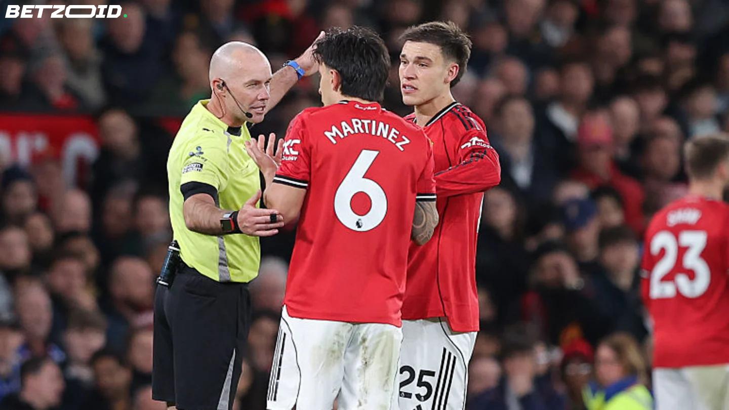 Martínez Red Card Appeal Rejected: Three-Match Ban Stands for Man United Defender