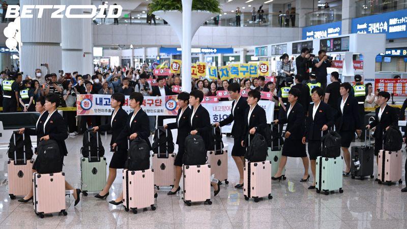 Historic Arrival: North Korea's Naegohyang FC Land in South Korea for AFC Women's Champions League Semi-Final